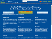 Tablet Screenshot of dfpug.de